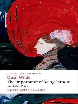 cover image of The Importance of Being Earnest and Other Plays
